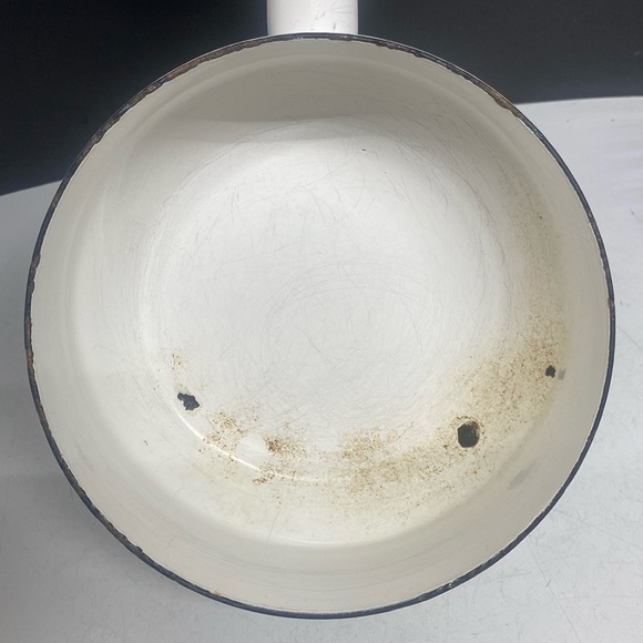 Dansk Kobenstyle France Yellow Enamel Covered Pan Cookware 4 Quart - Picture 9 of 17